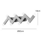 Arandela Bella Sarau 7x62x19cm Led Dourado Hs003