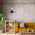 Arandela Bivolt Manhattan Startec Preto/dourado