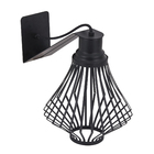 Arandela Bivolt Preta IP44 Metaldomado