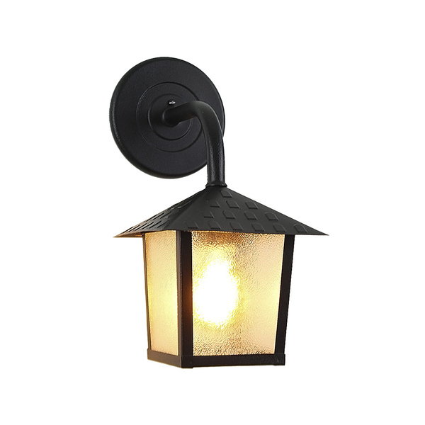 Arandela Blumenau Colonial Nina Quadrada Vidro Pontilhado E27