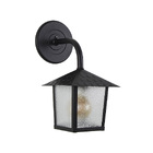 Arandela Blumenau Colonial Nina Quadrada Vidro Pontilhado E27