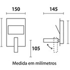 Arandela Blumenau Leitura Com Usb Led 3w 4.100k Preta 57034154