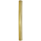 Arandela Boiserie Tubo Cilindro Alumínio Dourado 45cm