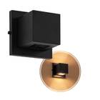 Arandela Box 2 Fachos Externa Preto + Led G9 B.quente St891