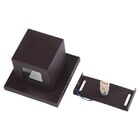 Arandela Box Cubo Com 2 Fachos - Interna E Externa - Marrom