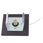 Arandela Box Cubo Pequena 1 Facho MARROM Parede Muro St1319