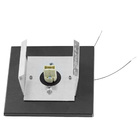 Arandela Box Cubo Pequena 1 Fachos PRETO + Led G9 5w Bivolt 3