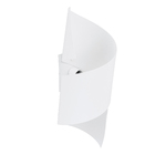 Arandela Branca Aço Inox Wave Metaldomado