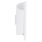 Arandela Branca Aço Inox Wave Metaldomado