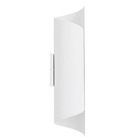 Arandela Branca Aço Inox Wave Metaldomado