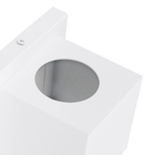 Arandela Branca Alumínio Circle Metaldomado