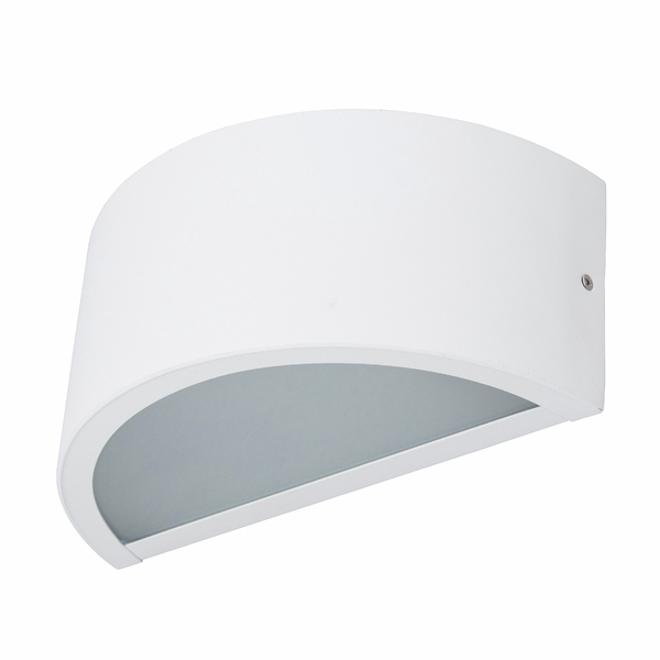 Arandela Branca IP54 Alumínio e Vidro Portalluz