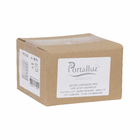 Arandela Branca Alumínio e Vidro IP55 Portalluz