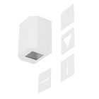 Arandela Branca Alumínio Kasse Metaldomado