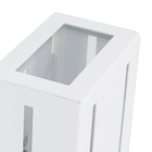 Arandela Branca Alumínio Kitte Metaldomado