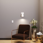 Arandela de Parede Branca Alumínio Kuba Inspire