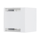 Arandela Branca Alumínio Spin Metaldomado