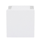 Arandela Branca Alumínio Spin Metaldomado