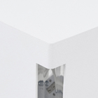 Arandela Branca Alumínio Spin Metaldomado