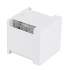 Arandela Branca Alumínio Spin Metaldomado