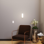 Arandela de Parede Branca Alumínio Valência Tualux