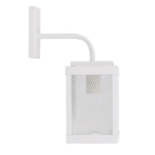 Arandela Branca de Alumínio Quadrada IP44 LA-24-B Ideal Iluminação