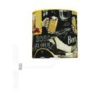 Arandela Branca De Cupula Cilíndrica Bar