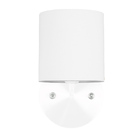 Arandela Branca De Cupula Cilíndrica Branca