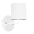 Arandela Branca De Cupula Cilíndrica Branca