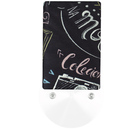 Arandela Branca De Cupula Quadrada Giz