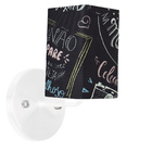 Arandela Branca De Cupula Quadrada Giz