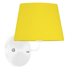 Arandela Branca De Cupula Tradicional Amarela