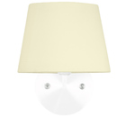 Arandela Branca De Cupula Tradicional Bege