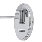 Arandela Branca e Cromada Alumínio e Tecido Whare Inspire