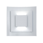 Arandela Branco Metal 3D Auremar