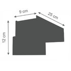 Arandela Branco Texturizado 25x9x12cm 50558 Preludio
