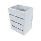 Arandela C/2 Fachos 3 Frisos E27 Branca-lumimais