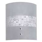 Arandela Calha Mosaico Branco Attena