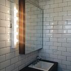 Arandela Camarim 6 Lâmpadas 80cm Alumínio Branco Com Botão Rl