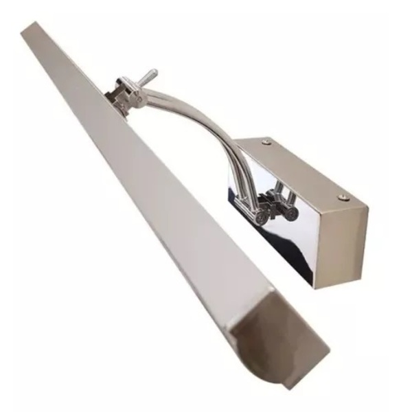 Arandela Camarim Articulável Led 8w 4000k Bivolt Cromada 50cm