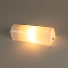 Arandela Camarim Oval Em Acrílico 20cm P/ Led E27 St465