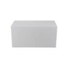 Arandela Camarim Retangular Em Acrílico 20cm P/ Led E27 St465