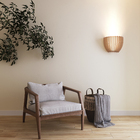 Arandela Carvalho MDF E27 Bari Ilux