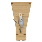 Arandela Carvalho MDF E27 Oslo Ilux