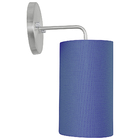 Arandela Cilíndrica De Cúpula 14x25cm Azul