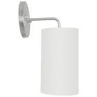 Arandela Cilíndrica De Cúpula 14x25cm Branco