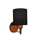 Arandela Cilíndrica Md-2009 Base Cobre Cúpula Em Tecido 14x15