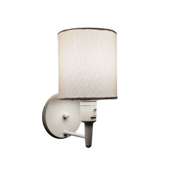 Arandela Cilíndrica Md-2030 Branca Com Liga E Desliga Cúpula