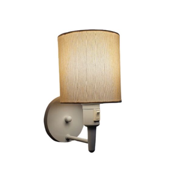 Arandela Cilíndrica Md-2030 Branca Com Liga E Desliga Cúpula