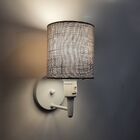 Arandela Cilíndrica Md-2030 Branca Com Liga E Desliga Cúpula